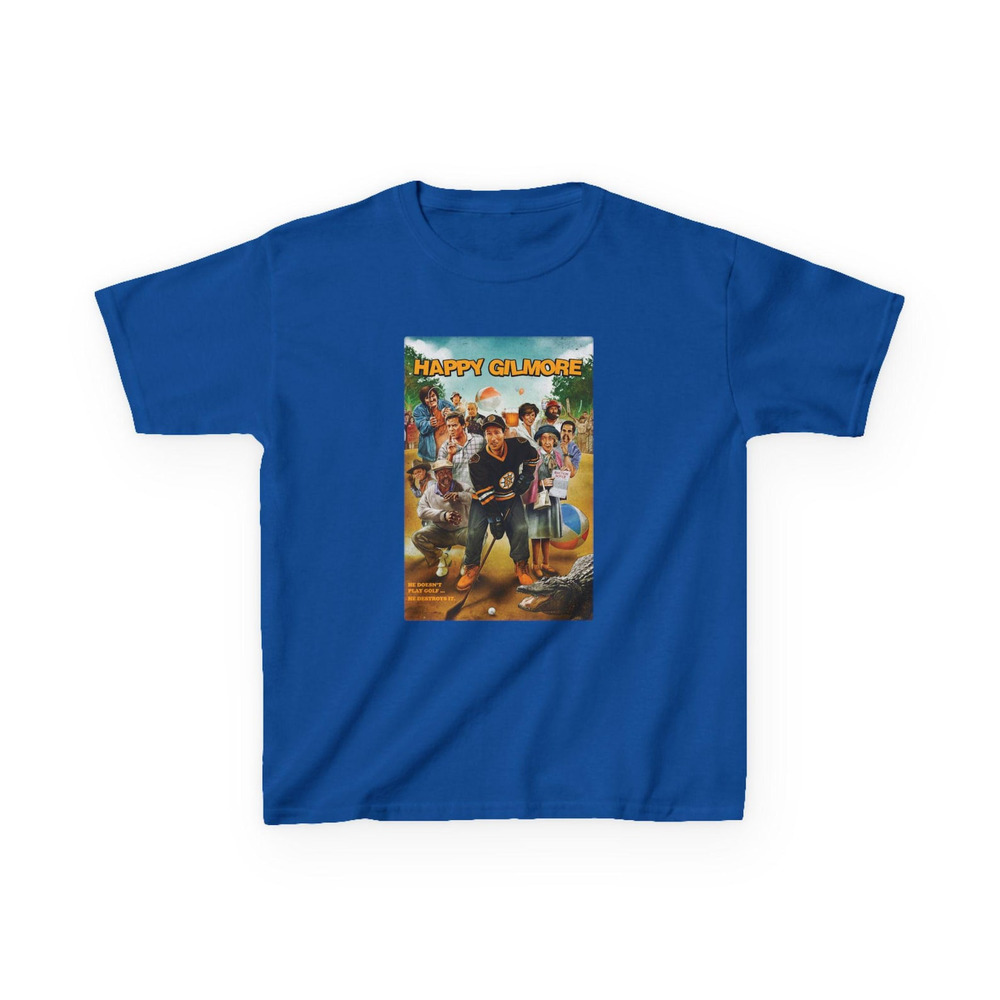 Happy Gilmore Funny Golf Movie T Shirt Royal Blue